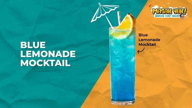 Blue Lemonade Mocktail