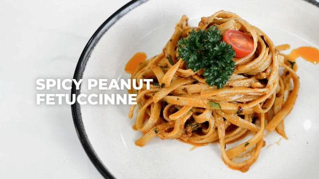 Kelezatan dari Resep Spicy Peanut Fettuccine