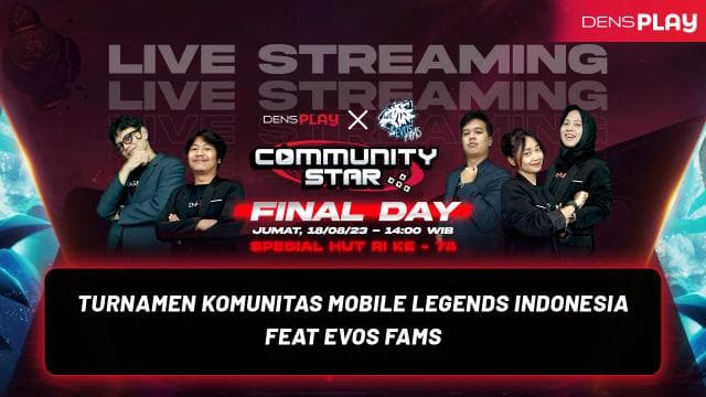 Turnamen Komunitas Game Mobile Legends Bang-Bang feat EVOS Fams