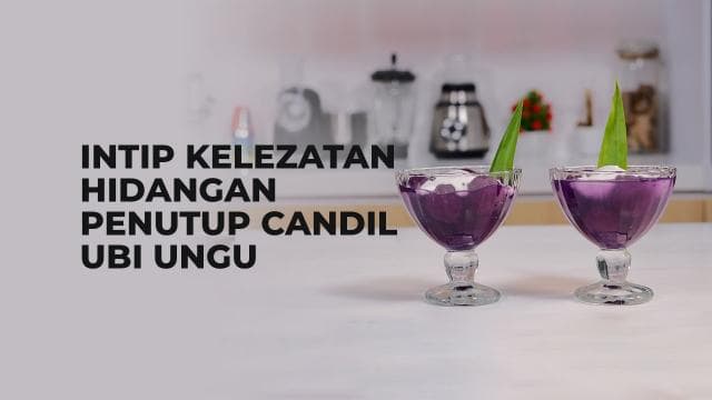 Intip Kelezatan Hidangan Penutup Candil Ubi Ungu