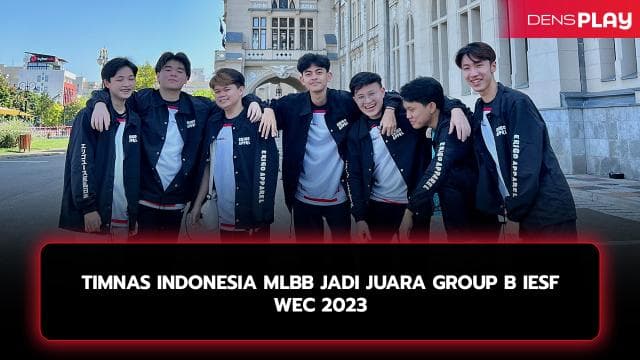 TIMNAS INDONESIA MLBB JADI JUARA GROUP B IESF WEC 2023