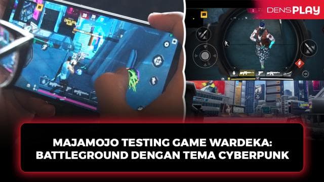 MAJAMOJO TESTING GAME WARDEKA: BATTLEGROUND DENGAN TEMA CYBERPUNK