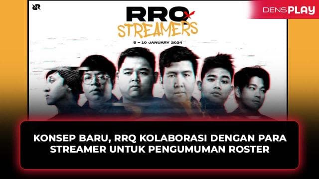 KONSEP BARU, RRQ KOLABORASI DENGAN PARA STREAMER UNTUK PENGUMUMAN ROSTER