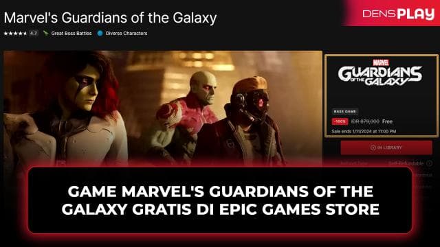 GAME MARVEL'S GUARDIANS OF THE GALAXY GRATIS DI EPIC GAMES STORE