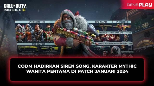 CODM Hadirkan Karakter Mythic Wanita Pertama “Siren Song” di Patch Januari 2024