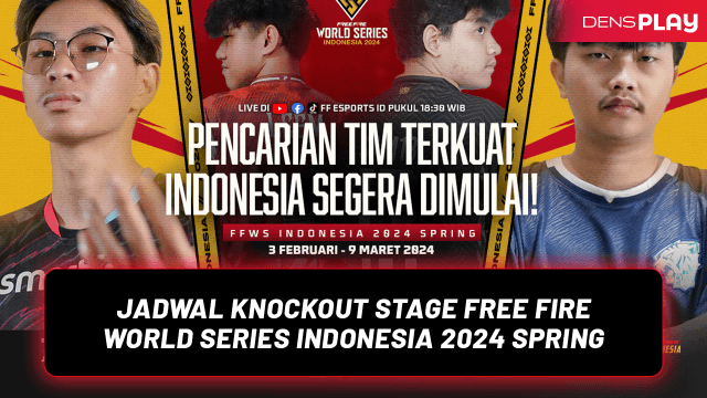 JADWAL KNOCKOUT STAGE FREE FIRE WORLD SERIES INDONESIA 2024 SPRING