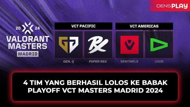 4 TIM YANG BERHASIL LOLOS KE BABAK PLAYOFF VCT MASTERS MADRID 2024
