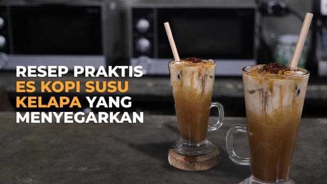 Resep Praktis Es Kopi Susu Kelapa yang Menyegarkan