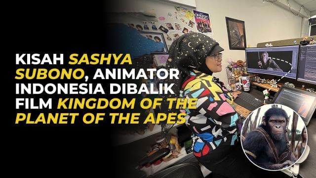 Kisah Sashya Subono, Animator Indonesia Dibalik Film Kingdom of the Planet of the Apes
