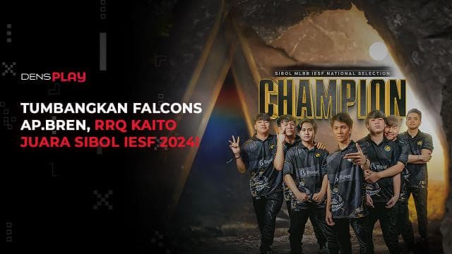 TUMBANGKAN FALCONS AP.BREN, RRQ KAITO JUARA SIBOL IESF 2024!