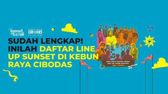 Sudah Lengkap! Inilah Daftar Line Up Sunset di Kebun Raya Cibodas