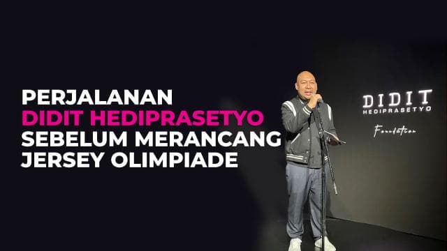 Perjalanan Didit Hediprasetyo sebelum Merancang Jersey Olimpiade