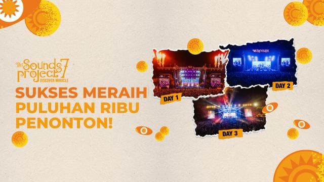 The Sounds Project 7 Sukses Meraih Puluhan Ribu Penonton!