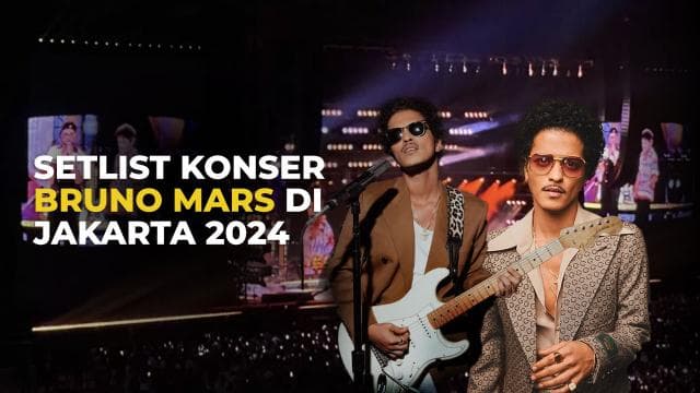 Setlist Konser Bruno Mars di Jakarta 2024