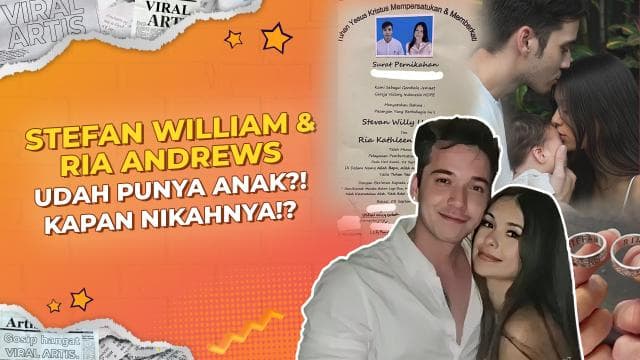 Terkuak! Stefan William & Ria Andrews Diam-Diam Sudah Nikah