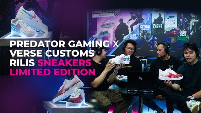 Predator Gaming x Verse Customs Rilis Sneakers Limited Edition
