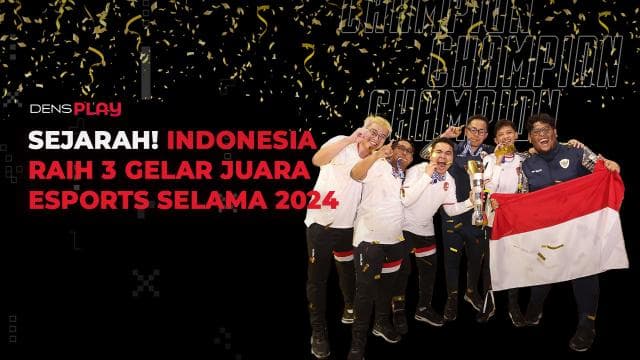 SEJARAH! INDONESIA RAIH 3 GELAR JUARA ESPORTS SELAMA 2024