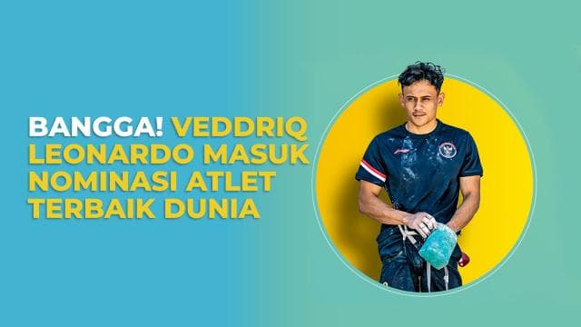 Bangga! Veddriq Leonardo Masuk Nominasi Atlet Terbaik Dunia