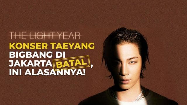 Konser Taeyang BIGBANG di Jakarta Batal, Ini Alasannya!