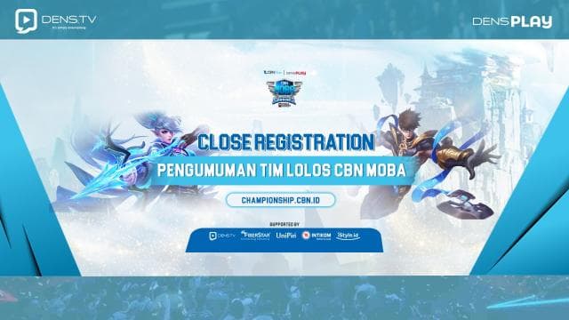 Close Registration dan Pengumuman Tim Lolos CBN MOBA MASTERS S2 !