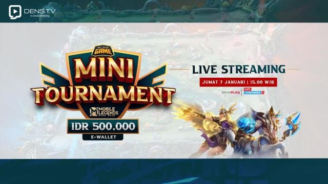 Saksikan Acara Live Streaming CYBER MINI TOURNAMENT dan Menangkan Hadiahnya!