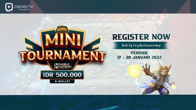 Daftarkan tim kalian di Cyber Mini Tournament dan Menangkan Hadiah Berupa E-wallet!