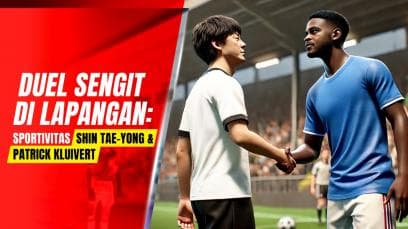 DUEL SENGIT DI LAPANGAN: Sportivitas Shin Tae-Yong DAN Patrick Kluivert