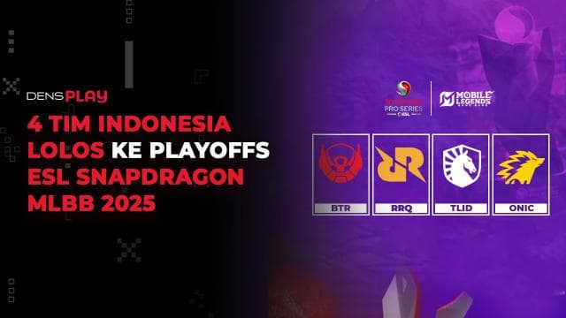 4 TIM INDONESIA LOLOS KE PLAYOFFS ESL SNAPDRAGON MLBB 2025