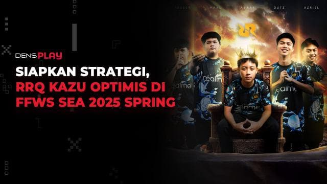 SIAPKAN STRATEGI, RRQ KAZU OPTIMIS DI FFWS SEA 2025 SPRING