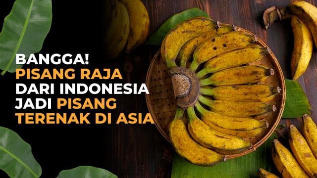 Bangga! Pisang Raja dari Indonesia Jadi Pisang Terenak di Asia
